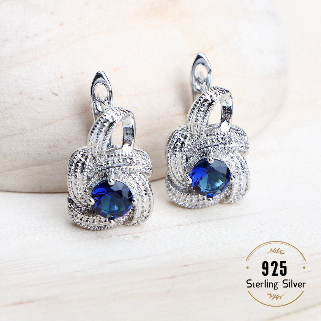 Blue Zirconia Bridal Set
