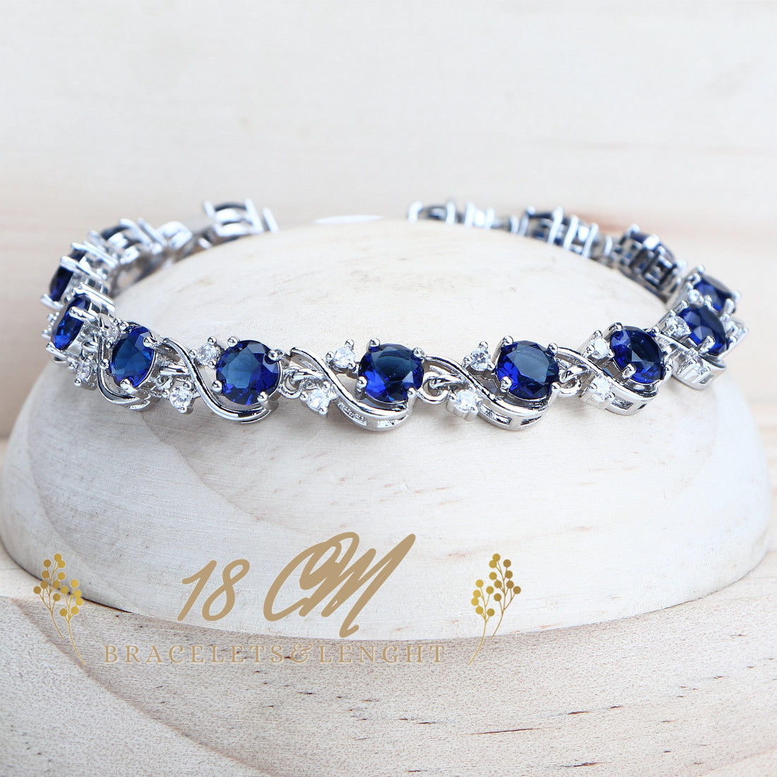 Blue Zirconia Bridal Set