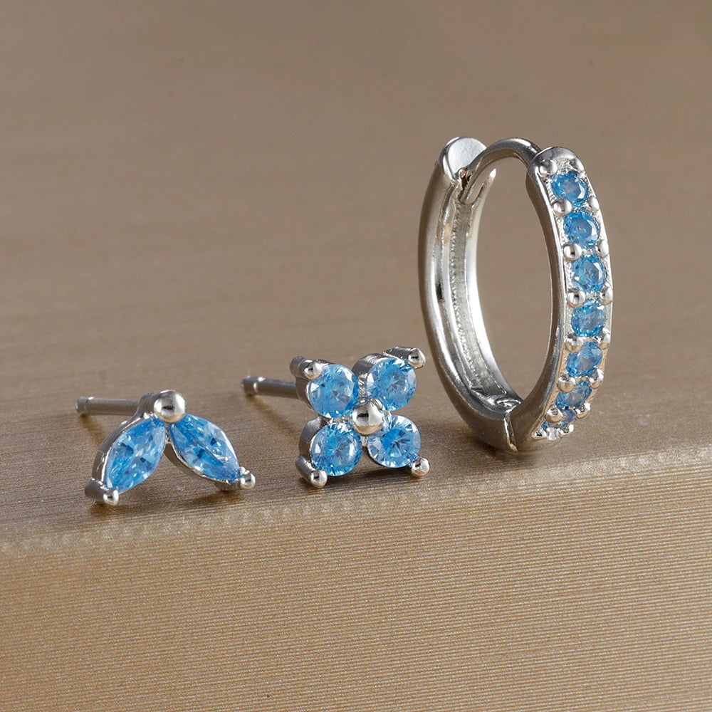 3PCS Gold Earrings Set