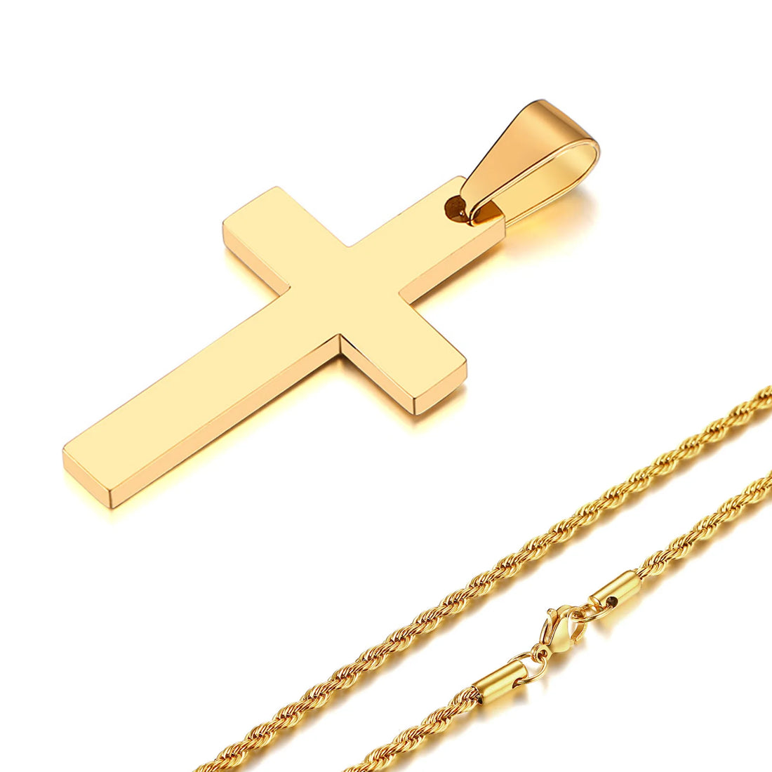 Men's Waterproof Cross Necklace