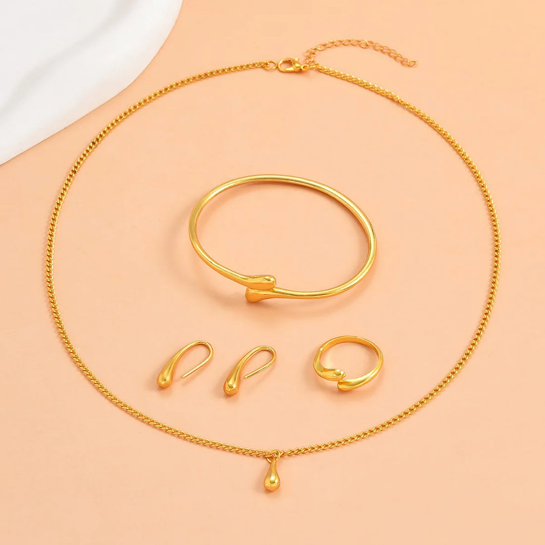 925 Silver 4Pcs Jewelry Set