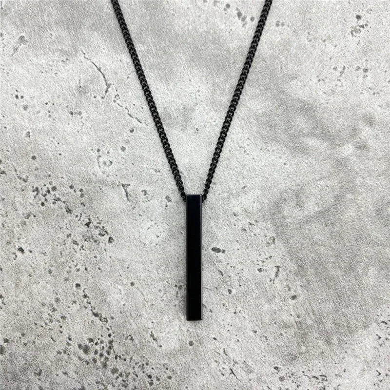 Men's 3D Bar Necklace