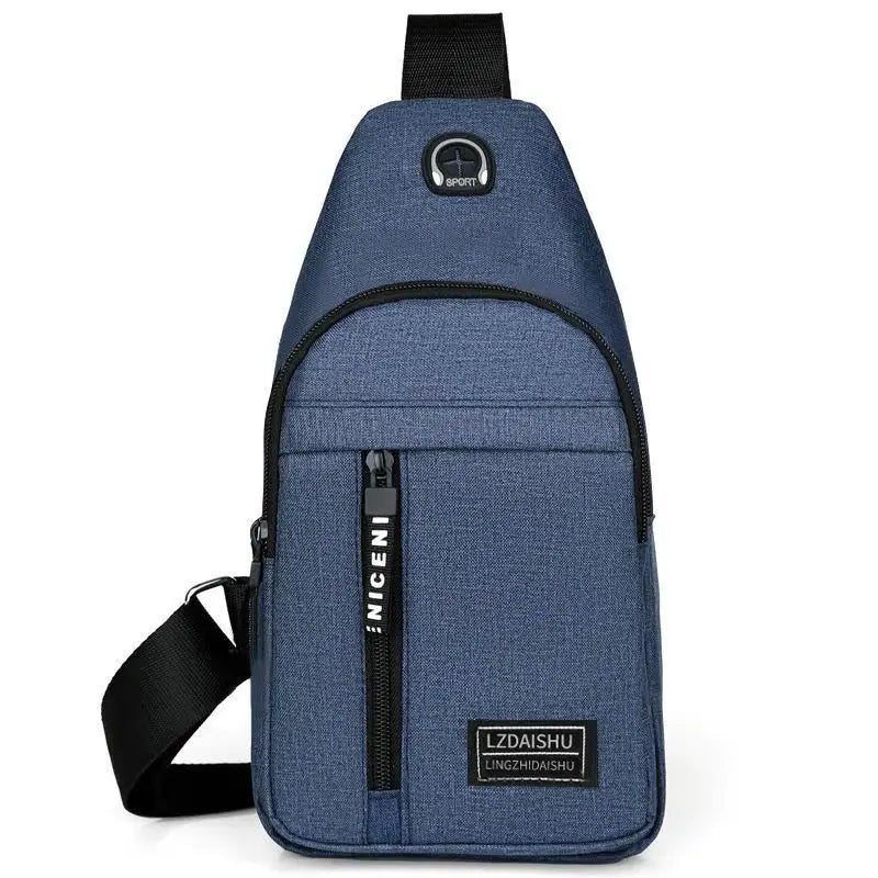 Men's Casual Canvas Chest Bag
