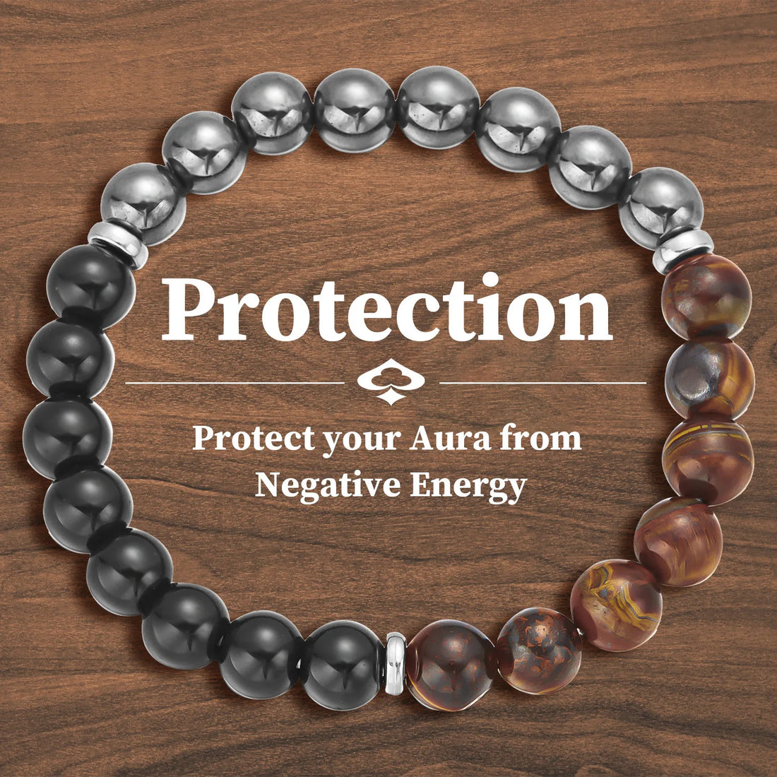 Wealth & Health Hematite Stone Bracelet