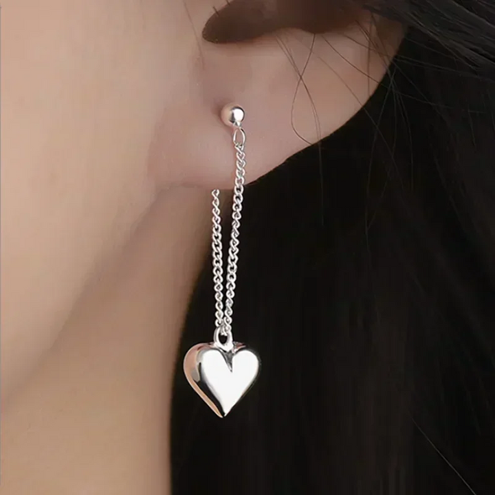 925 Heart Earrings
