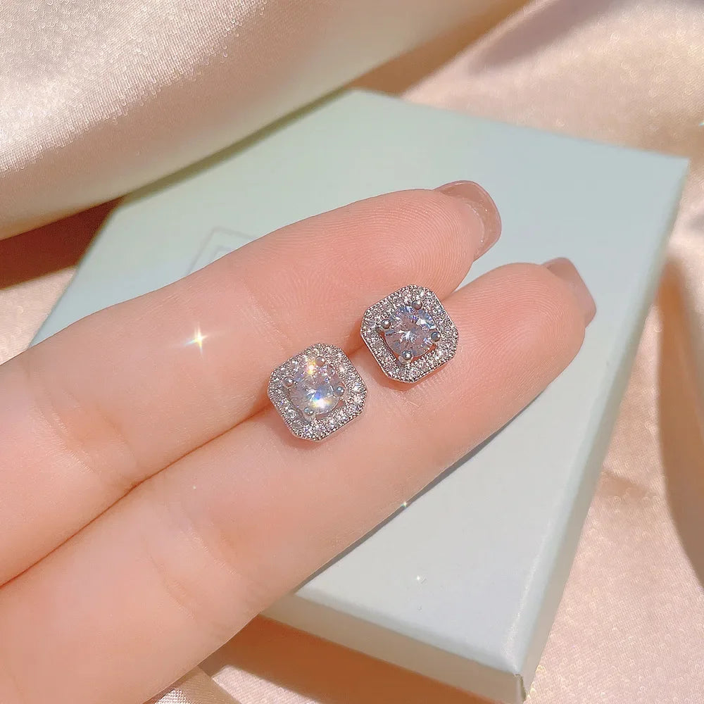 Moissanite Jewelry Set – 3PCS