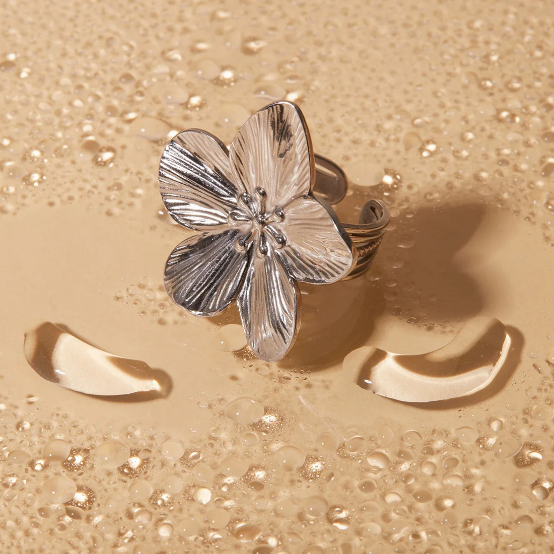 2PC Flower Stud Earrings