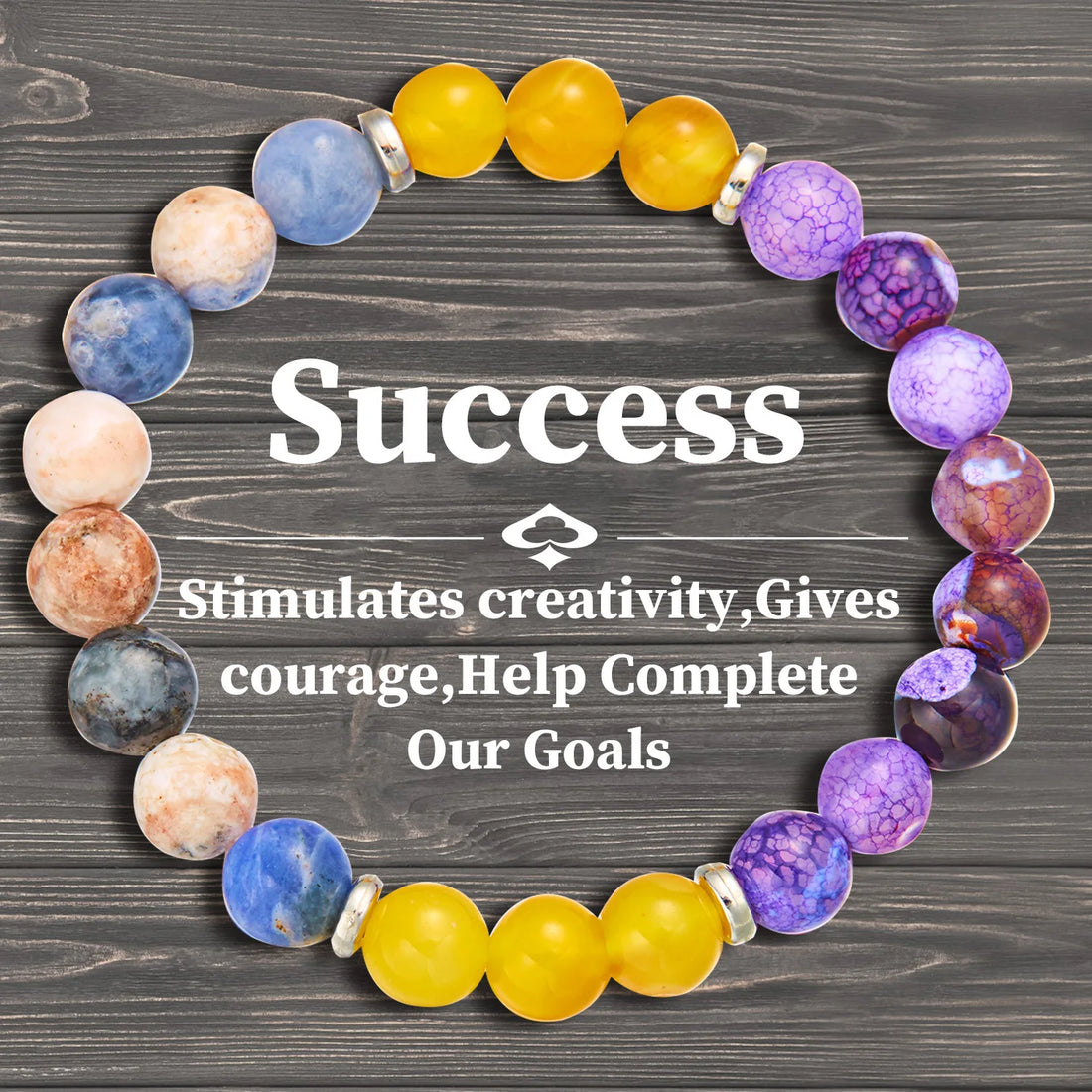 Wealth & Health Hematite Stone Bracelet