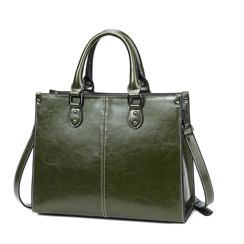 Leather Tote Bag Women