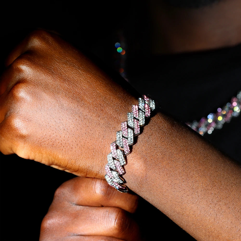 14MM Iced Cuban Link Bracelet