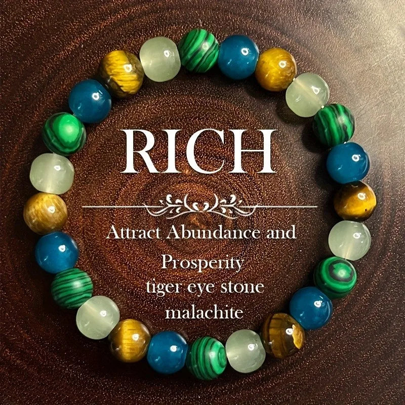 Wealth & Health Hematite Stone Bracelet