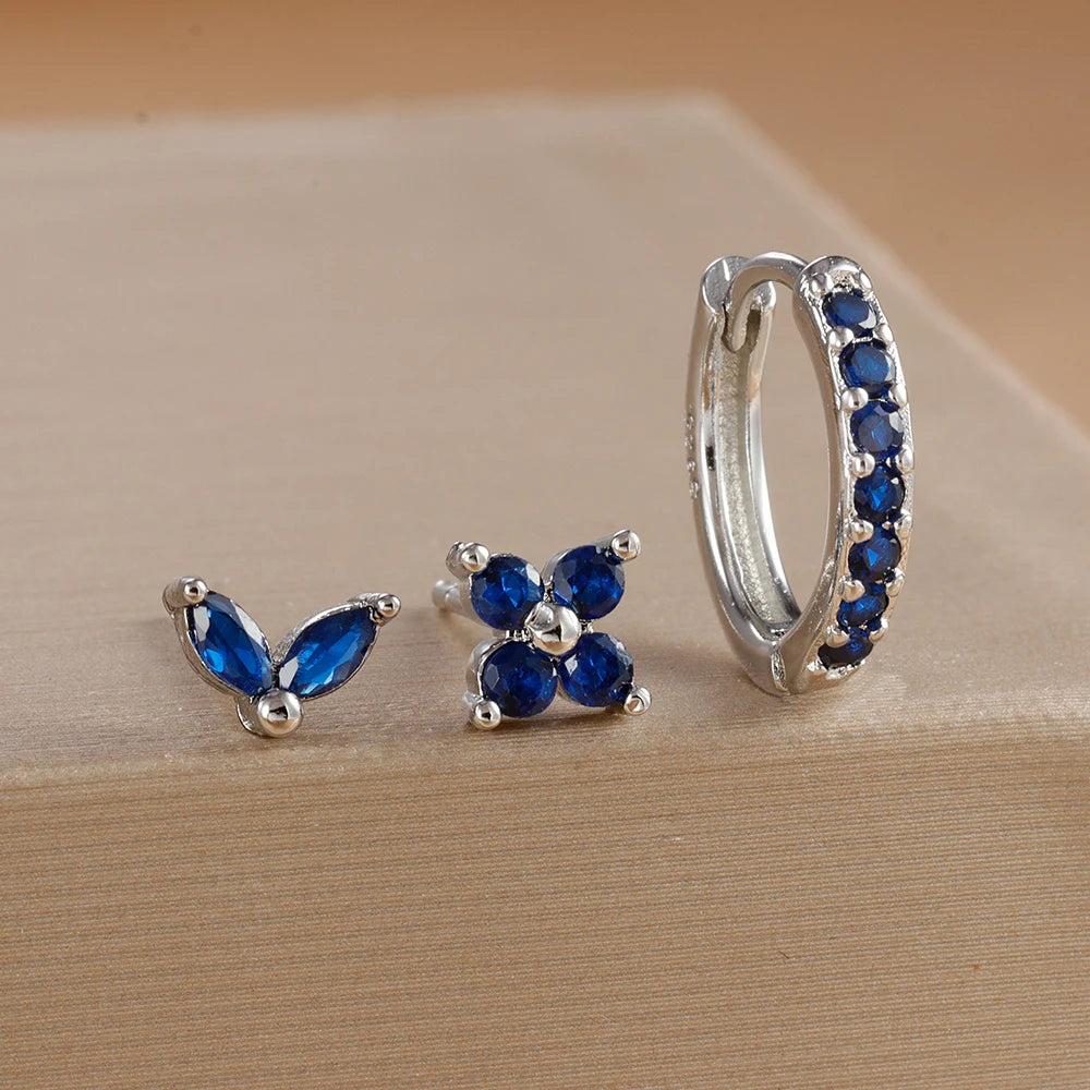 3PCS Gold Earrings Set