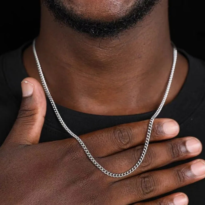 Men's 3mm Cuban Chain Necklace
