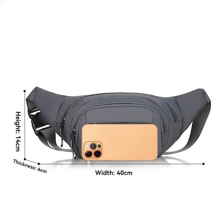 Men's Ultra-Thin Canvas Waist Pack