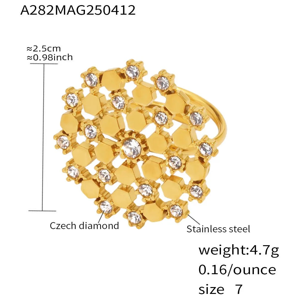 Snowflake Crystal Jewelry Set for Women