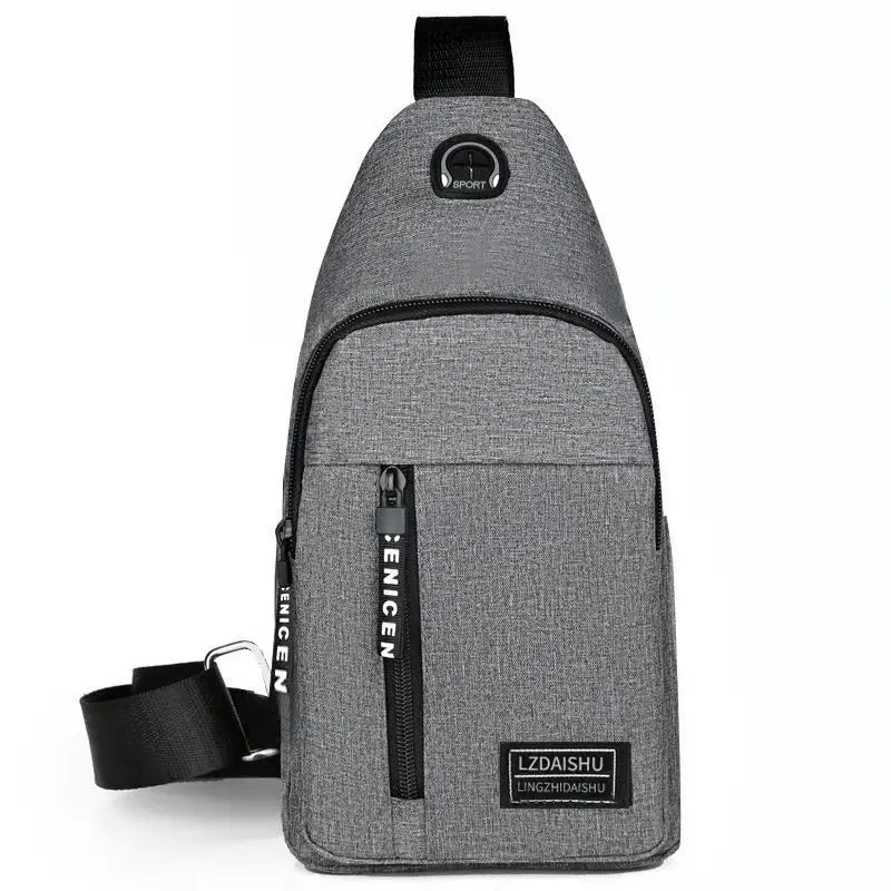 Men's Casual Canvas Chest Bag