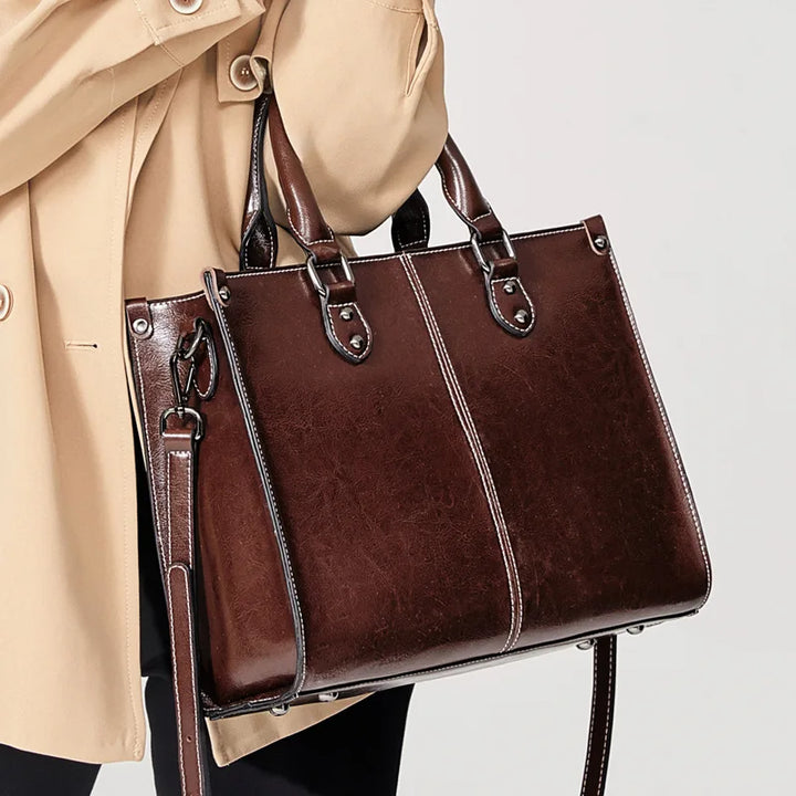 Leather Tote Bag Women