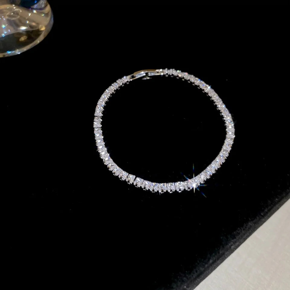 3mm CZ Hip-Hop Tennis Bracelet