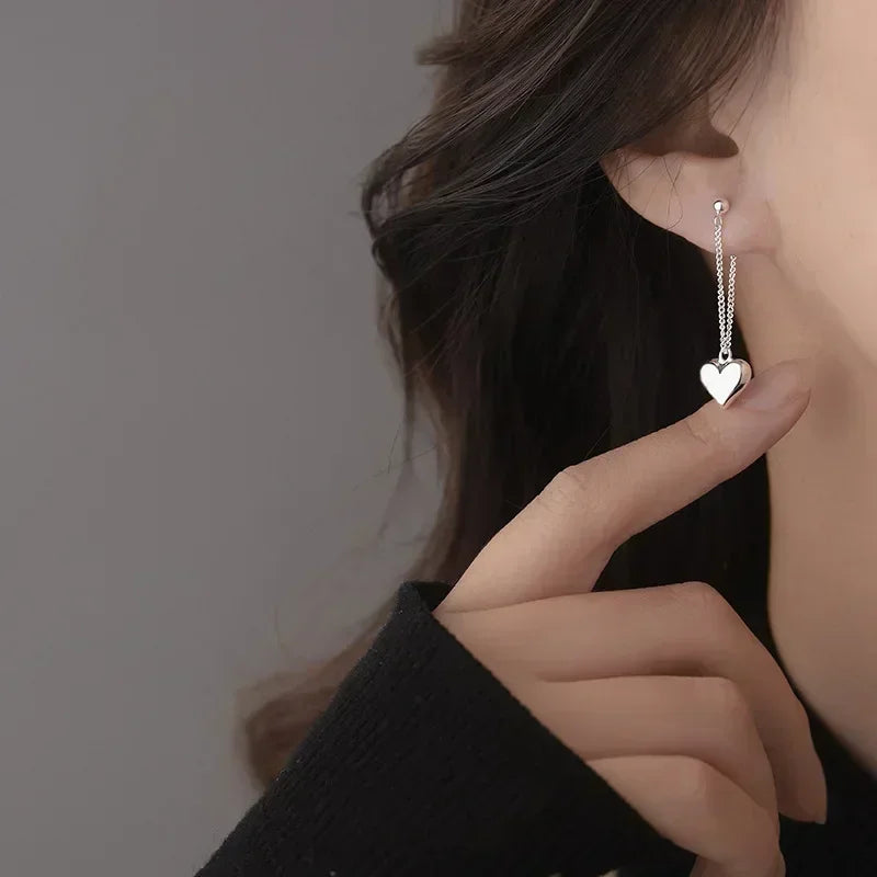 925 Heart Earrings