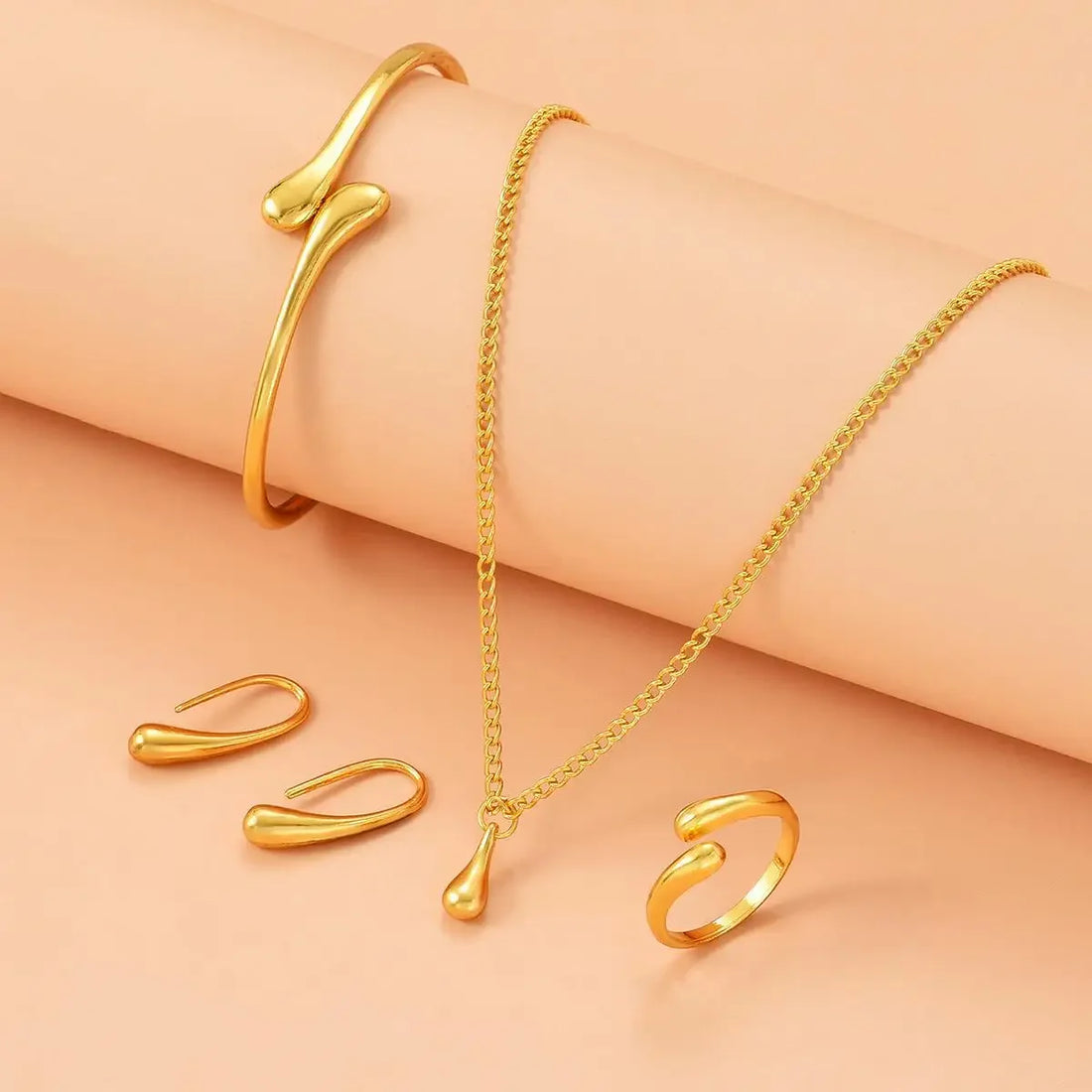 925 Silver 4Pcs Jewelry Set