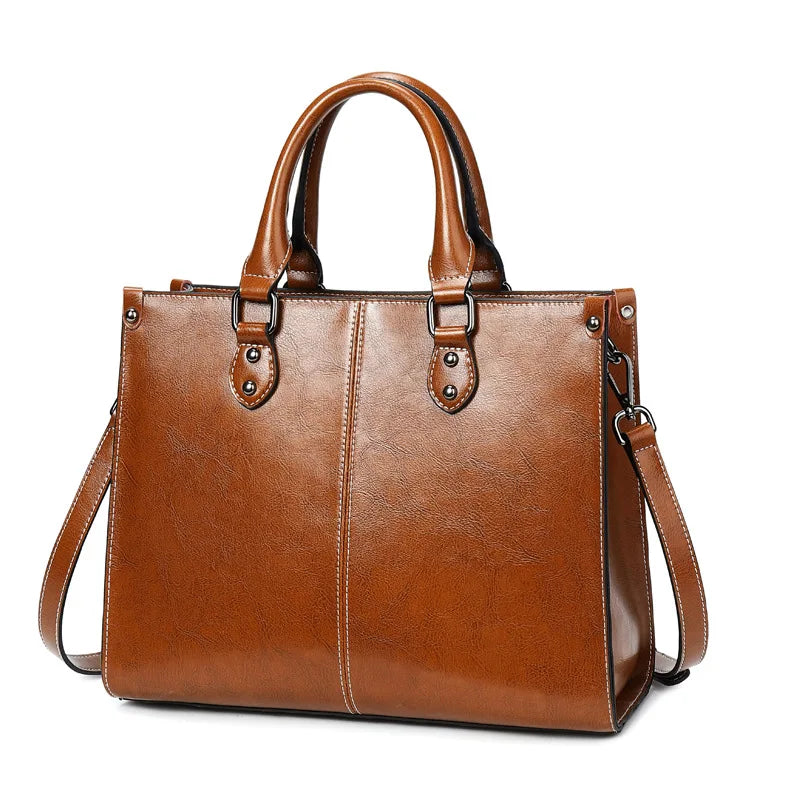 Leather Tote Bag Women