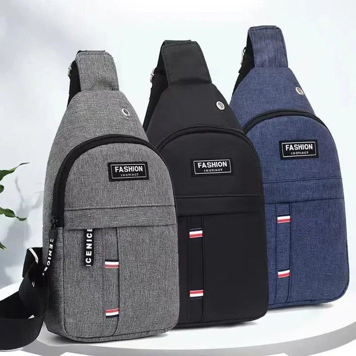2023 Men's Nylon Waterproof Chest Bag