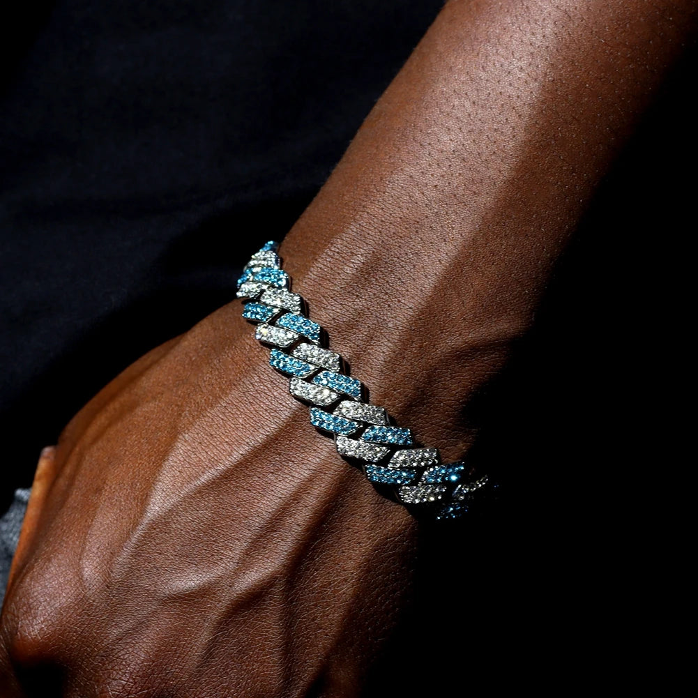 14MM Iced Cuban Link Bracelet