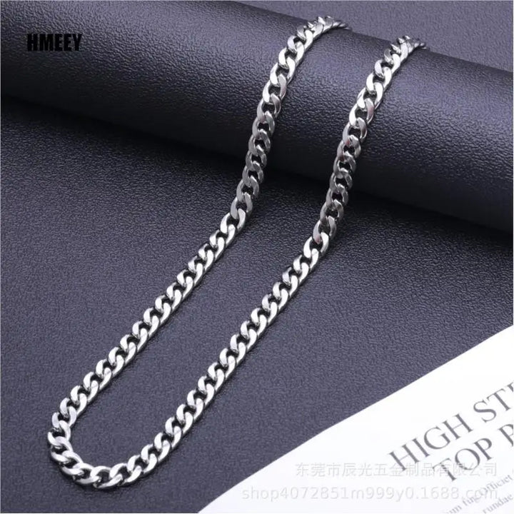 Hmeey Steel Chain Necklace