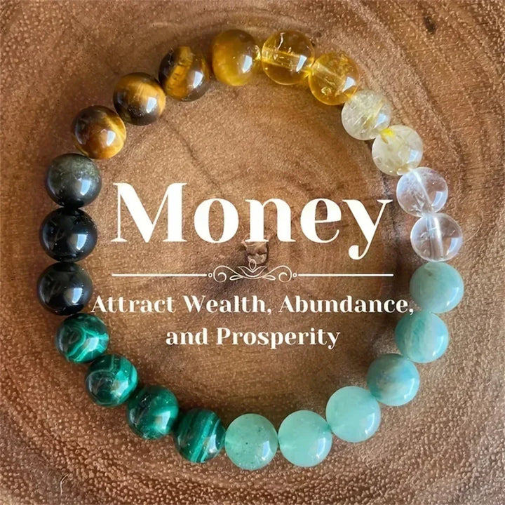 Wealth & Health Hematite Stone Bracelet
