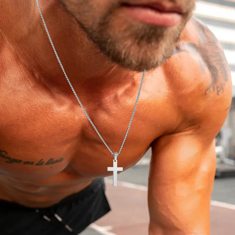 Men's Waterproof Cross Necklace