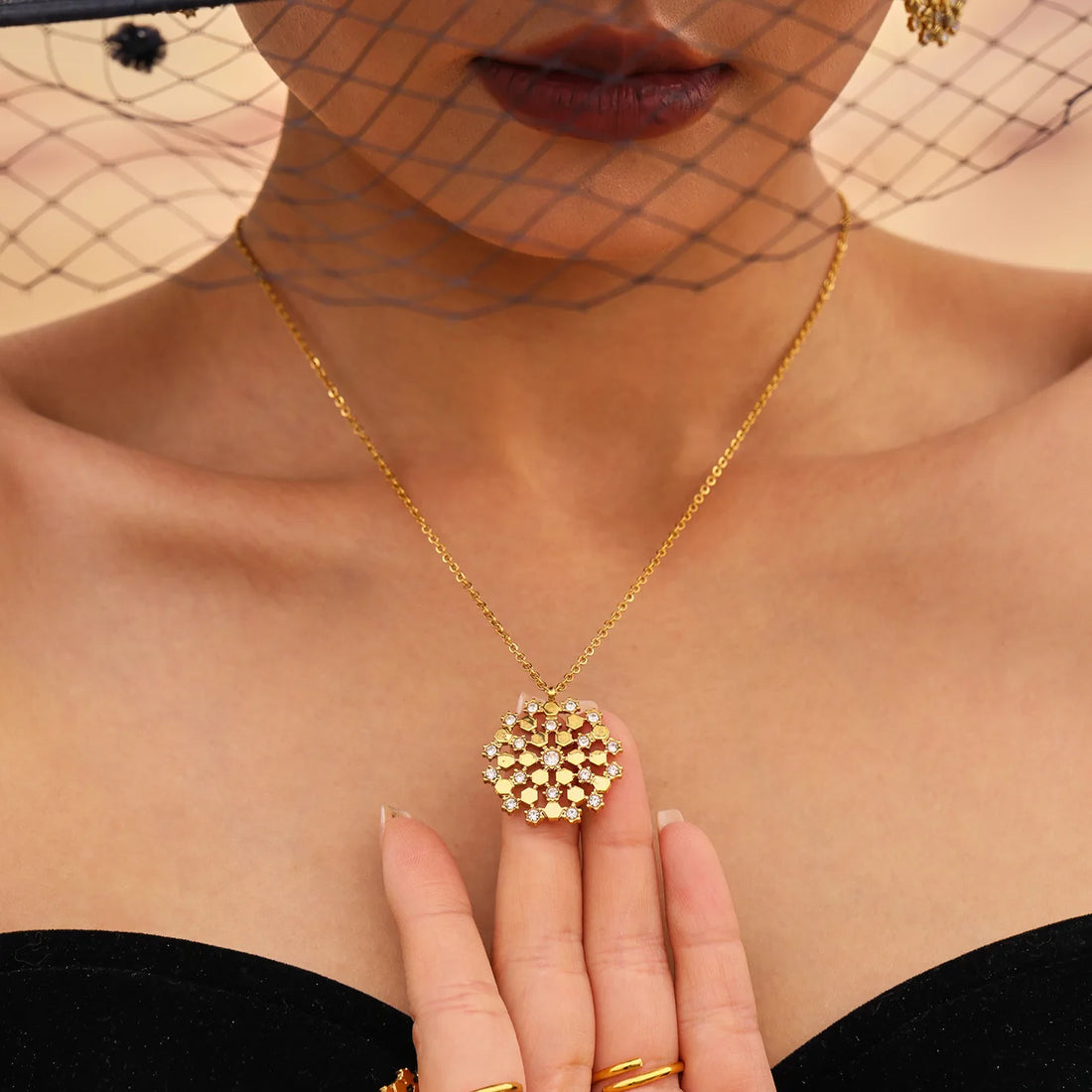 Snowflake Crystal Jewelry Set for Women