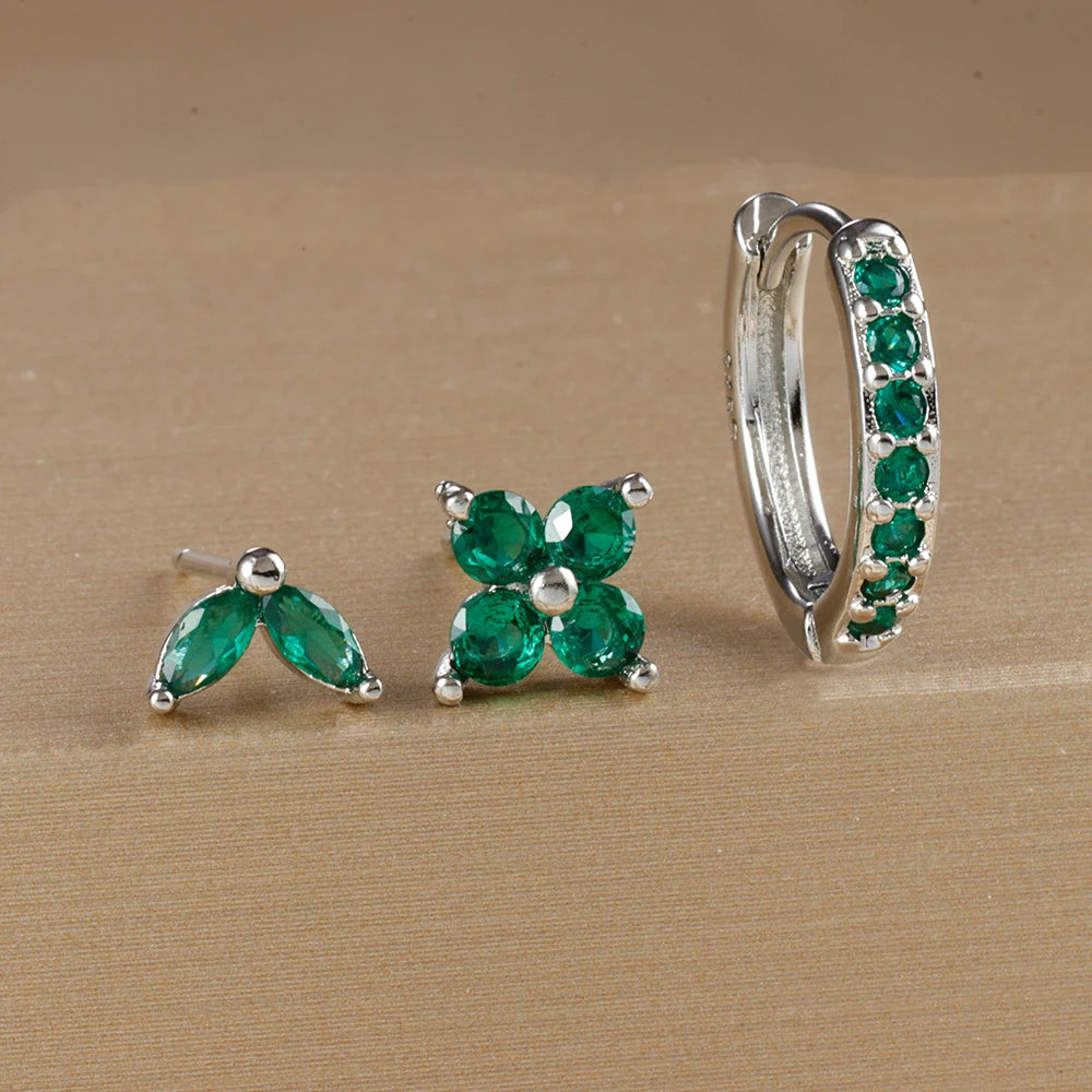 3PCS Gold Earrings Set
